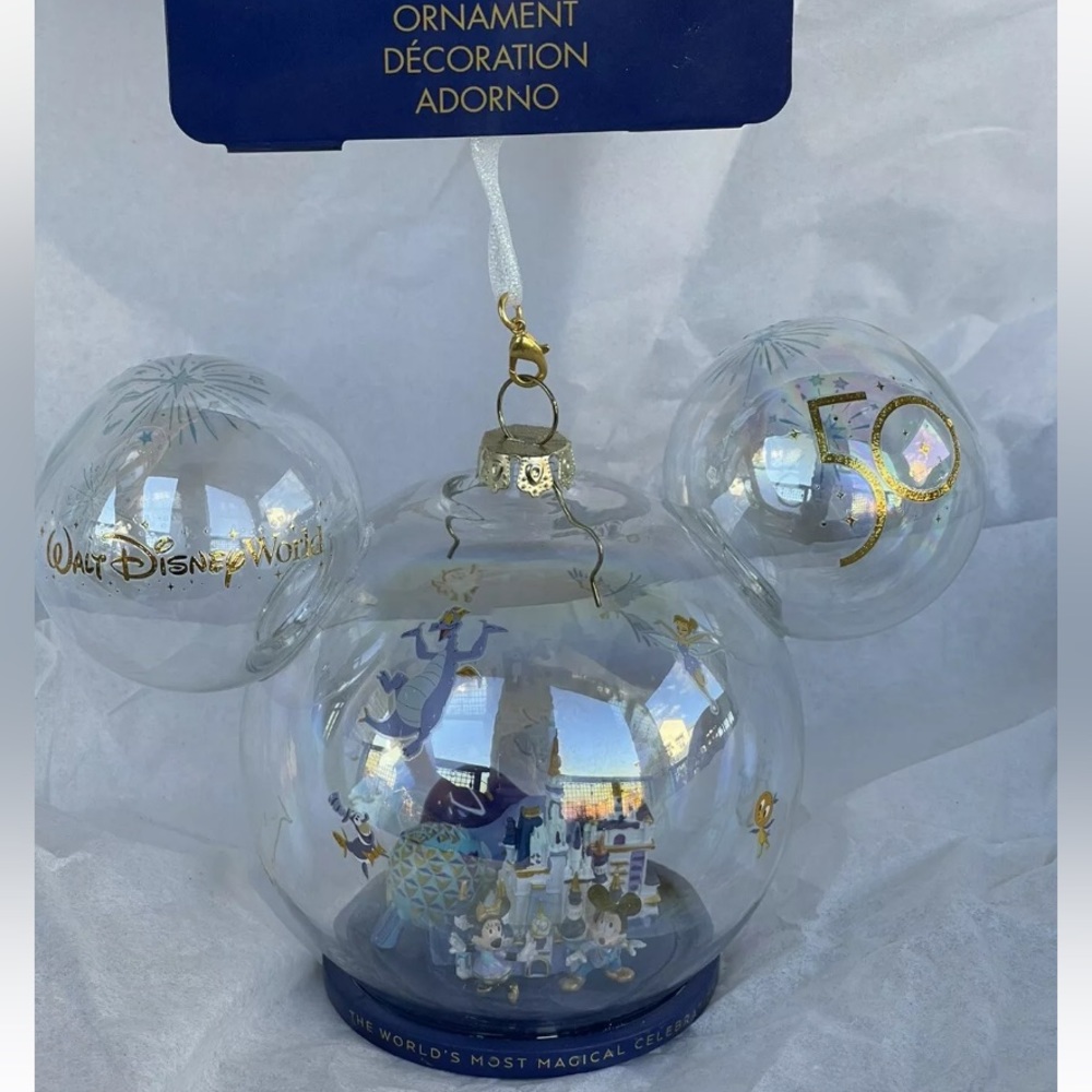 Walt Disney World 50th anniversary ornament